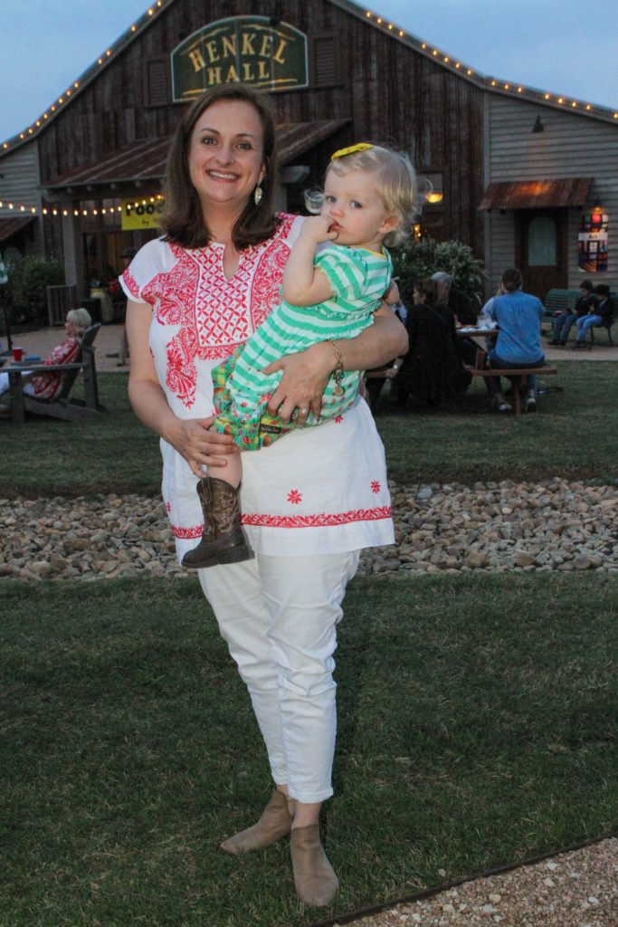 Ruth Ann Streiff with Caroline (Photo by Chris P. Bachman)