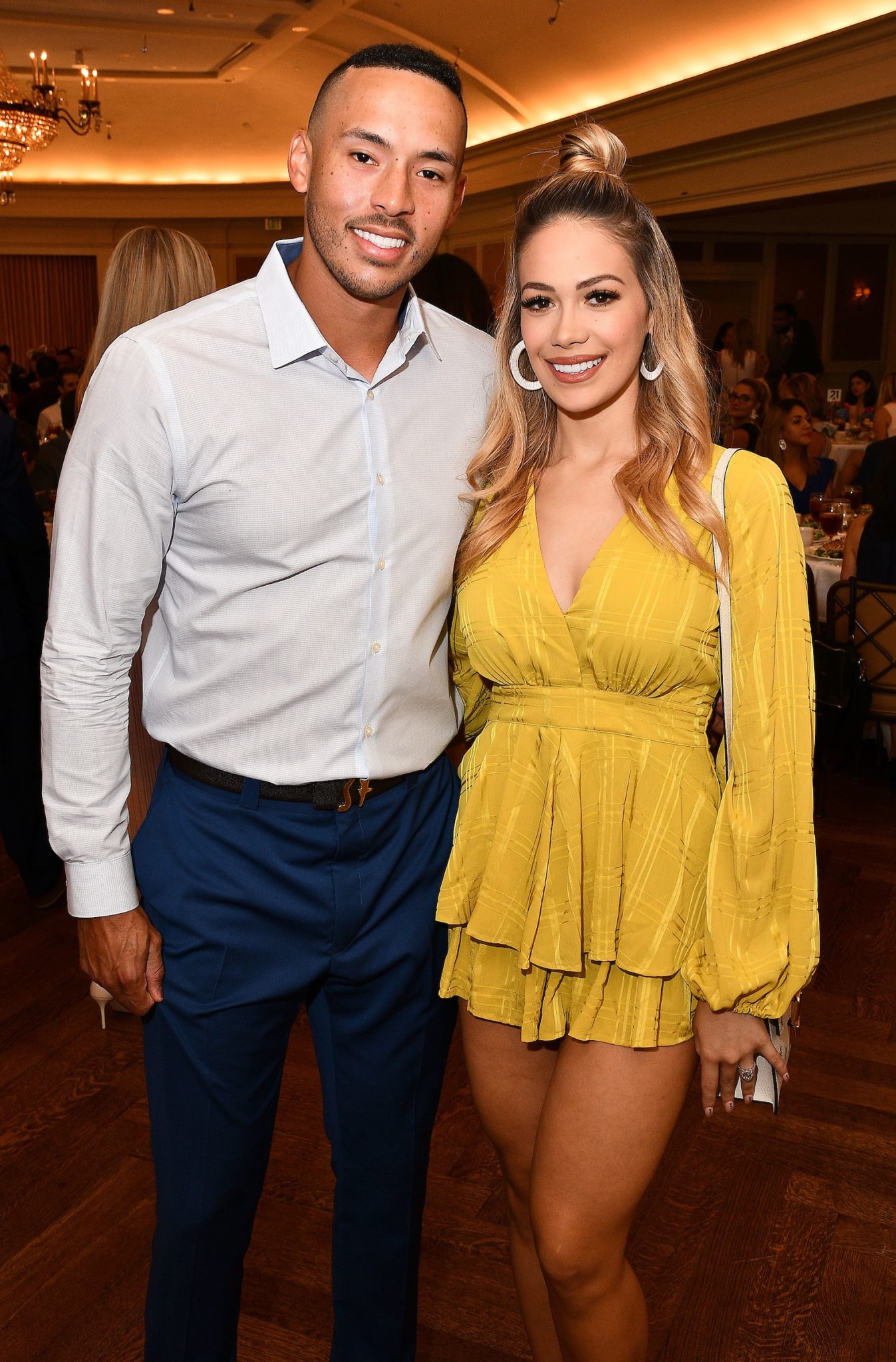 Sports Power Couple Allie LaForce and Joe Smith Embraced by Astros