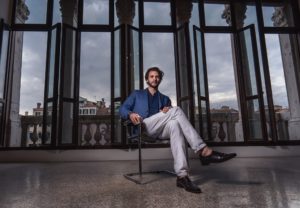 Justin Garcia at the Palazzo Bembo, Venice, 2019 (Photo by Mohamed Al-Kory)