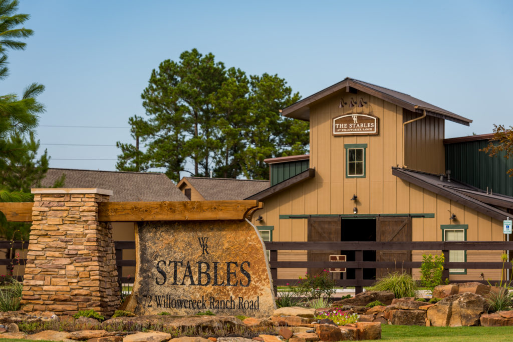Willowcreek Ranch amenities include stables.
