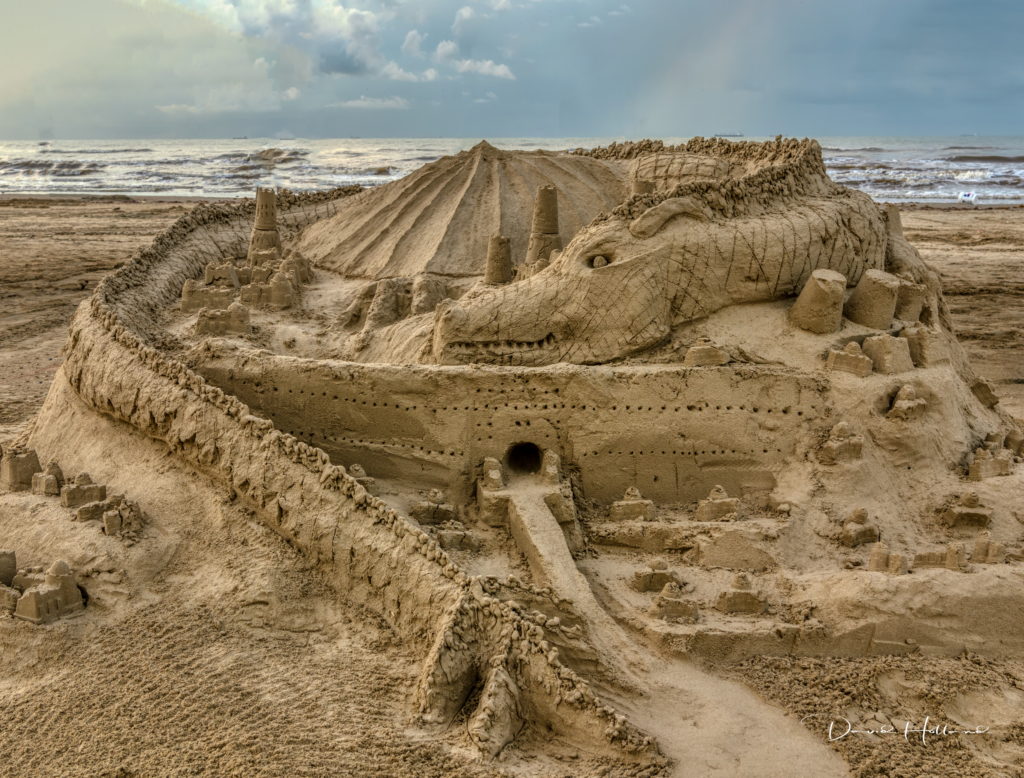 Entry in the AIA 33rd annual Sandcastle Competition on Galveston Island. (Photo by Doavid Holland)