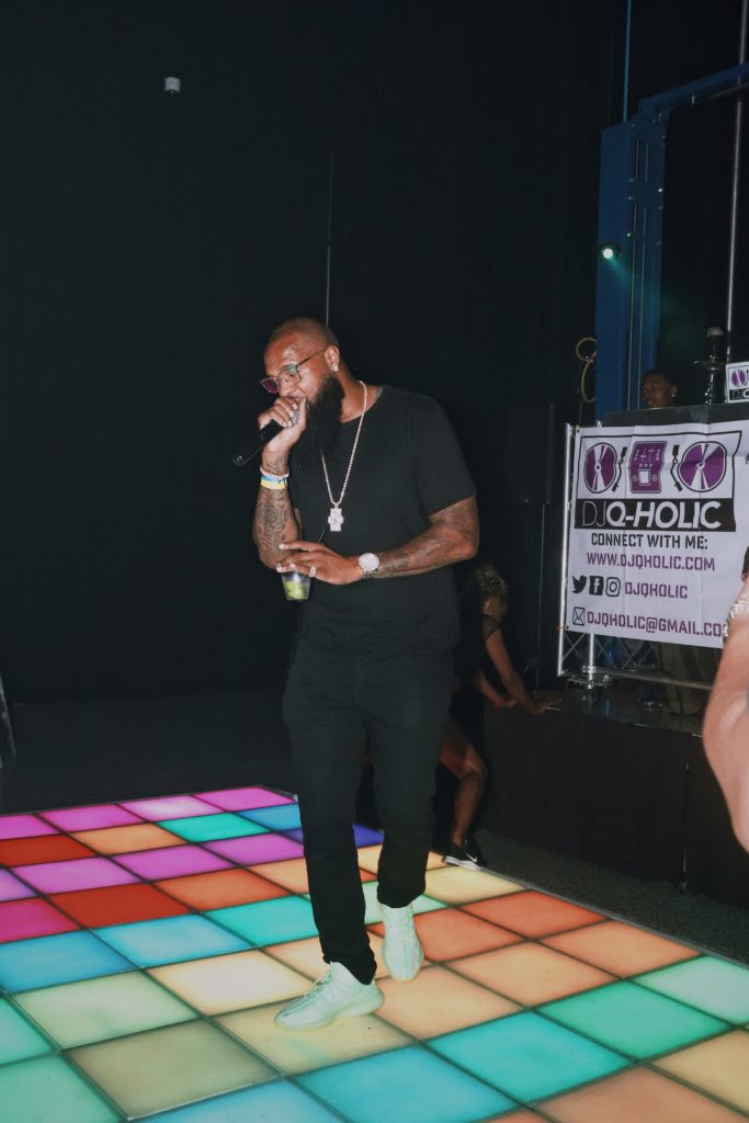 Slim Thug performs (Photo by Sean Bennett)