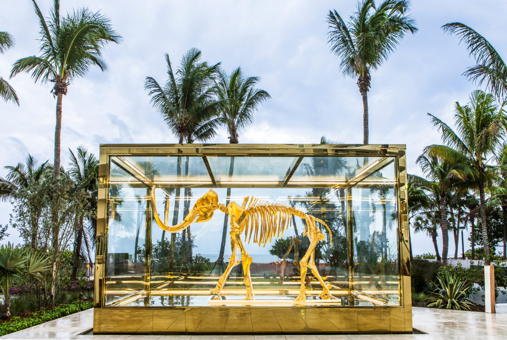 Damien Hirst's Gone But Not Forgotten sculpture is a Miami Instagram staple.