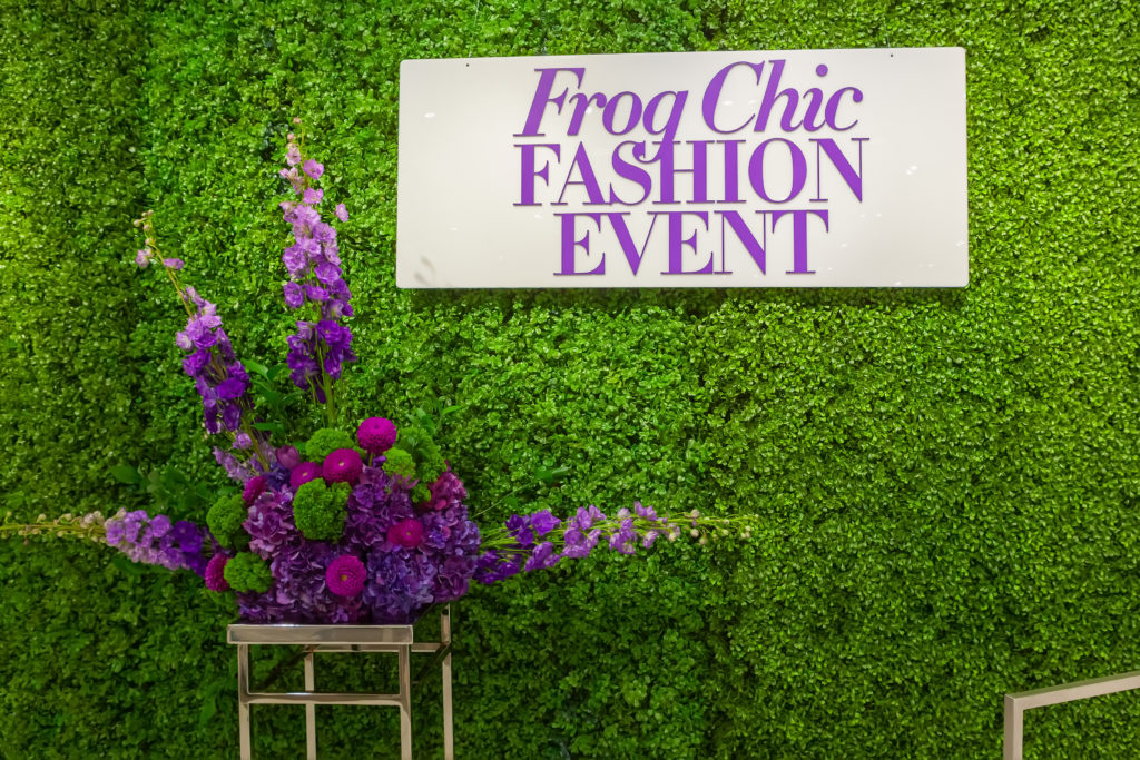 A chic runway with TCU purple accents. (Photo by Laura McCarthy/Elusive Images)