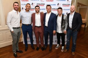 Justin Verlander, Carlos Correa, Lance McCullers, Joe Smith, Alex Bregman and Ryan Pressly photo by Dave Rossman