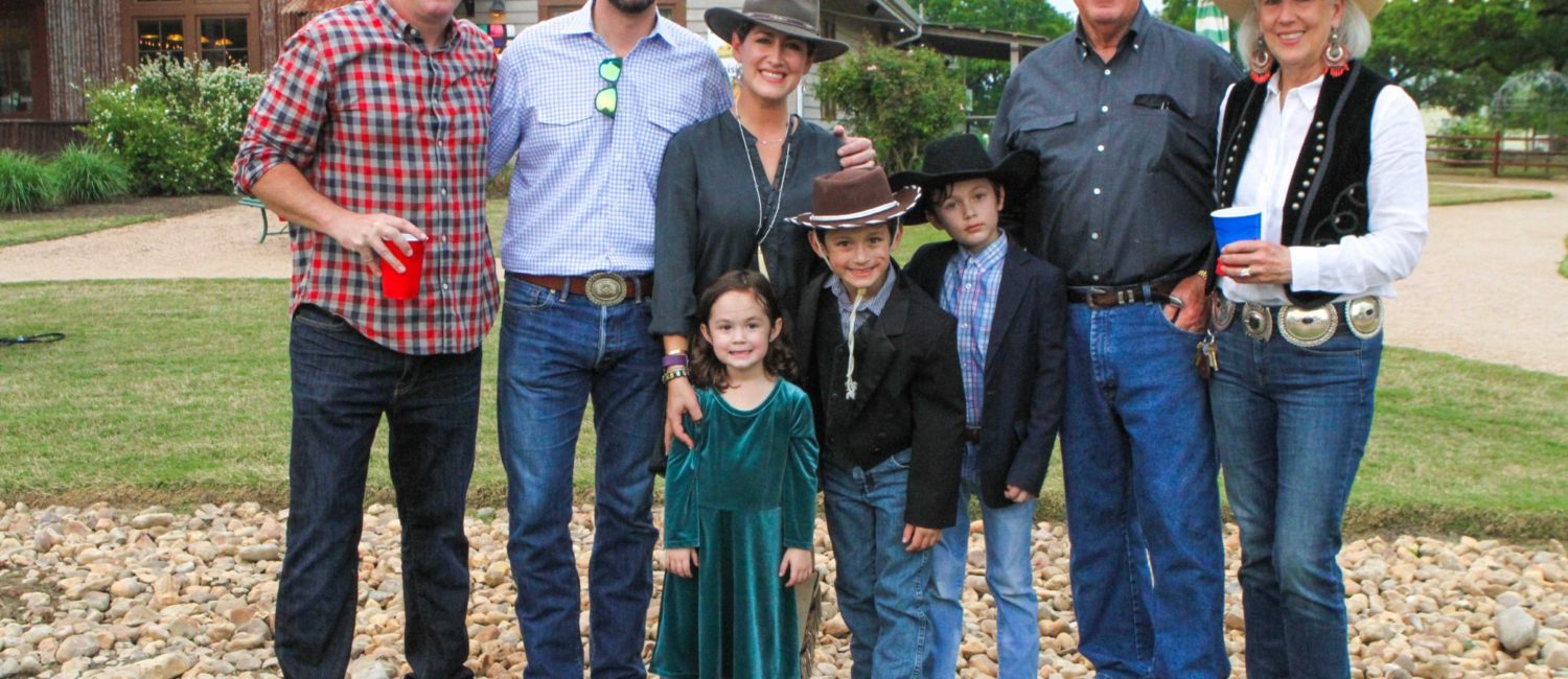 Mark Massey, Owen & Sofia Massey with Blake, Miles, and North Massey, Fred & Susan Massey (Photo by Chris P. Bachman)