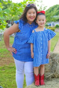 Mary Hoang-Do with Mia (Photo by Chris P. Bachman)