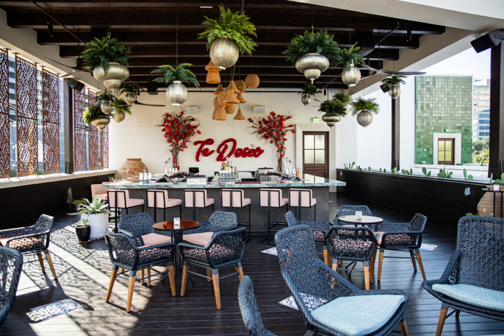 The rooftop patio bar at Te Deseo. Photo by Rob Underwood