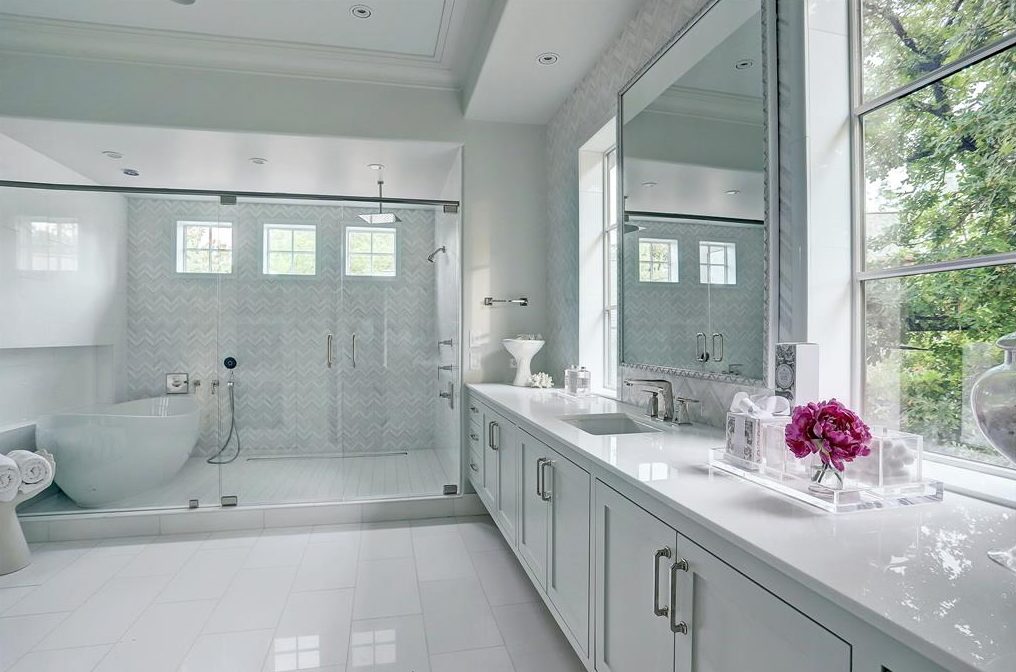 Another view of the master bath in the residence built by Layne Kelly Homes 