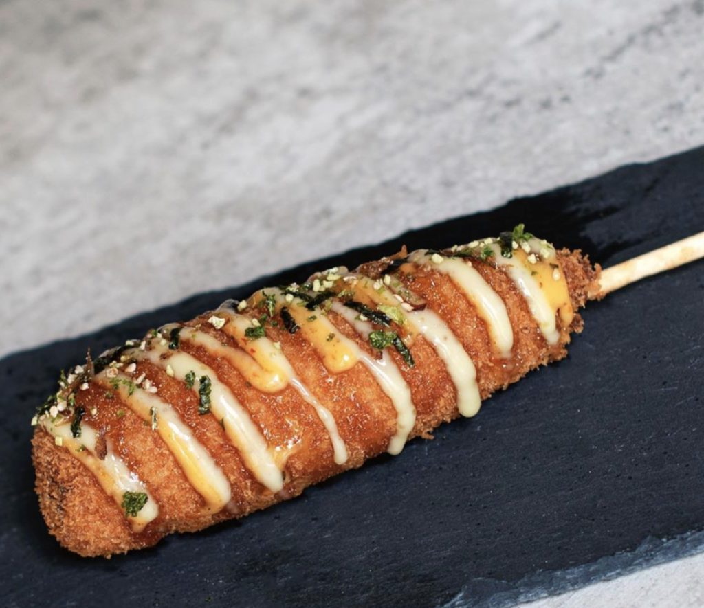 Yes, sushi corndogs have become a thing. 