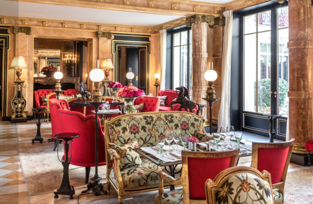 Restaurant Le Gabriel in Hotel La Rèserve Paris Hotel and Spa offers the Best Dining Experience, according to Virtuoso members.
