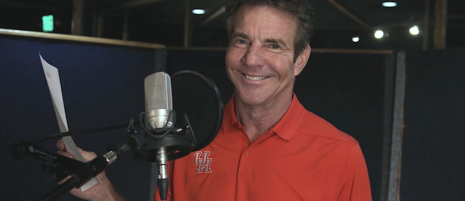 university of houston commercial Dennis Quaid