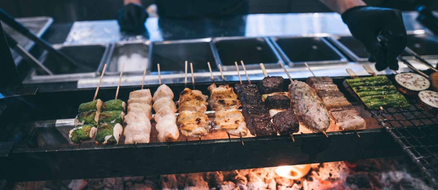 Selection of Grilling Kushiyaki, Roka Akor