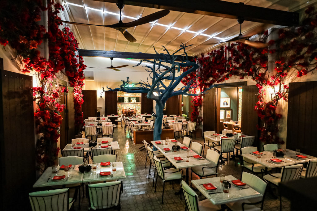 The incredible courtyard dining room at Te Deseo. Photo by Rob Underwood