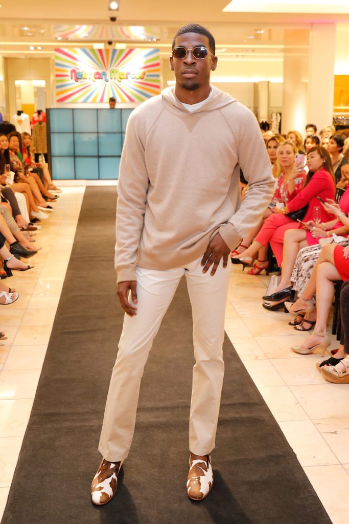 Vince henley and cashmere hoody, Peter Millar pant (Photo by Priscilla Dickson)