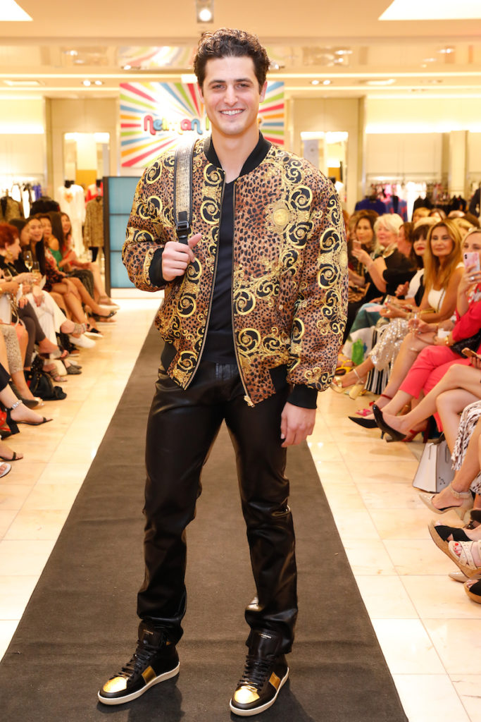 Versace, MCM bag (Photo by Priscilla Dickson)