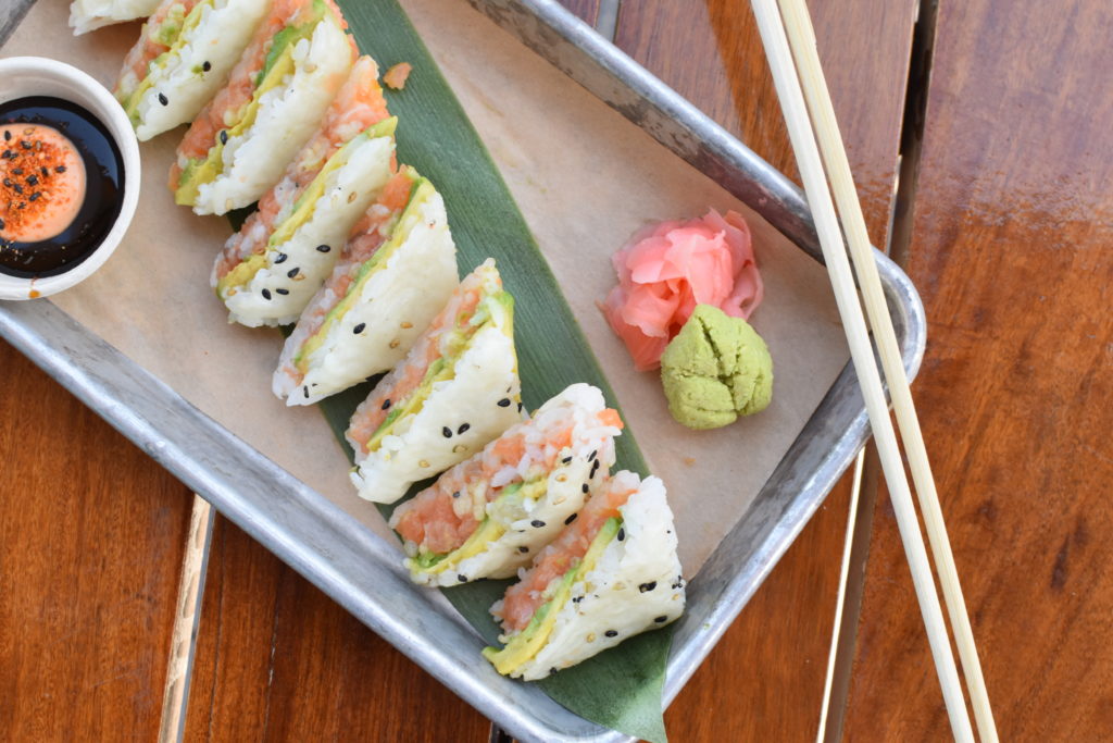 Truffle salmon is on the mainstay menu. (Photo by Legacy Hall)