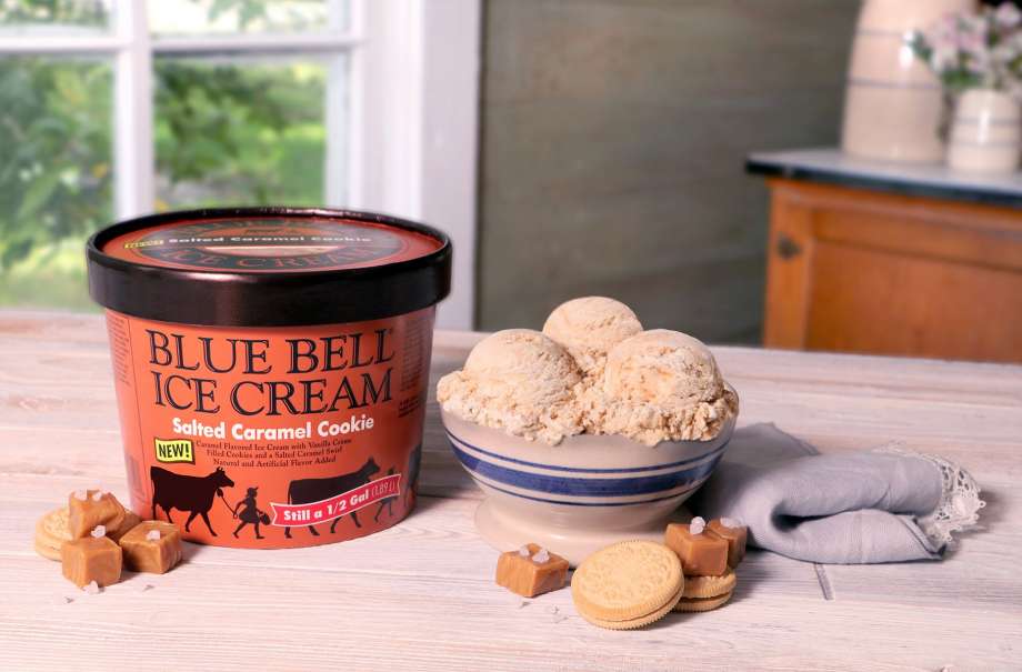 blue bell salted caramel cookie