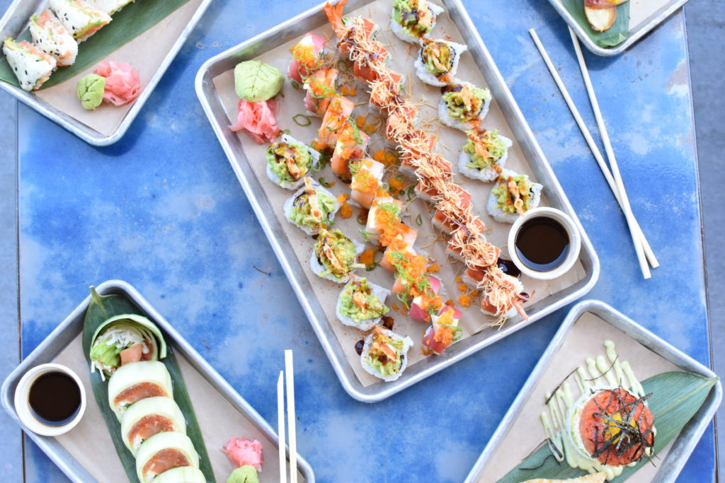 The sushi kitchen will serve fresh sashimi and snacks. (Photo by Legacy Hall)