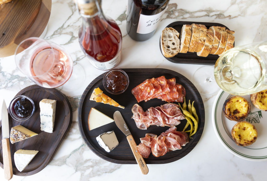 Montrose Cheese & Wine offers a variety of meats, cheeses and accoutrements  for dining/snacking with wine selections. (Photo by Julie Soefer)