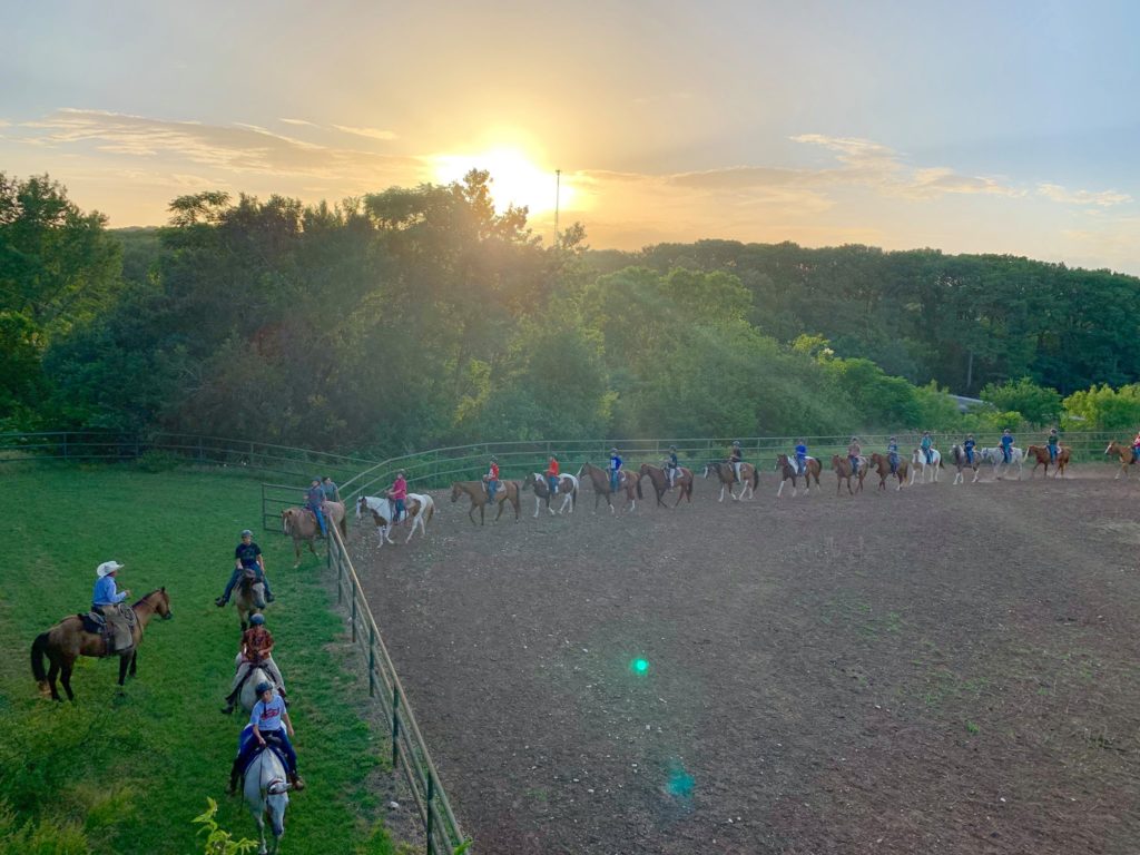 The Rough Riders is a special tradition of Camp La Junta.