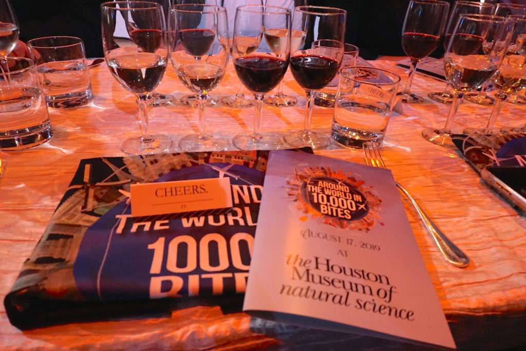 Guests sat down to tables set for a mammoth meal of 101 individual bites.