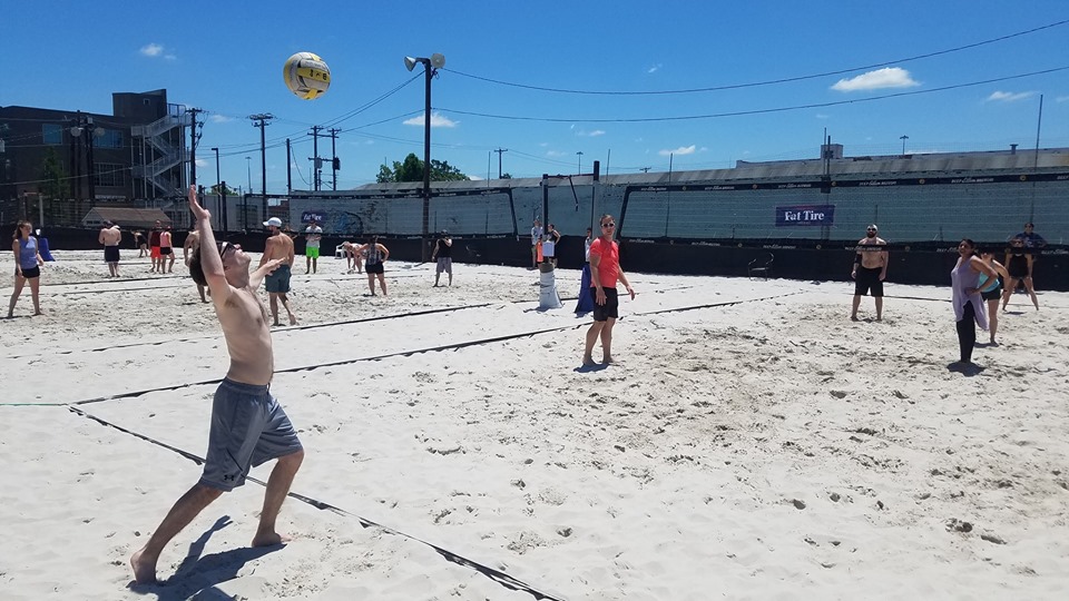 sand volleyball