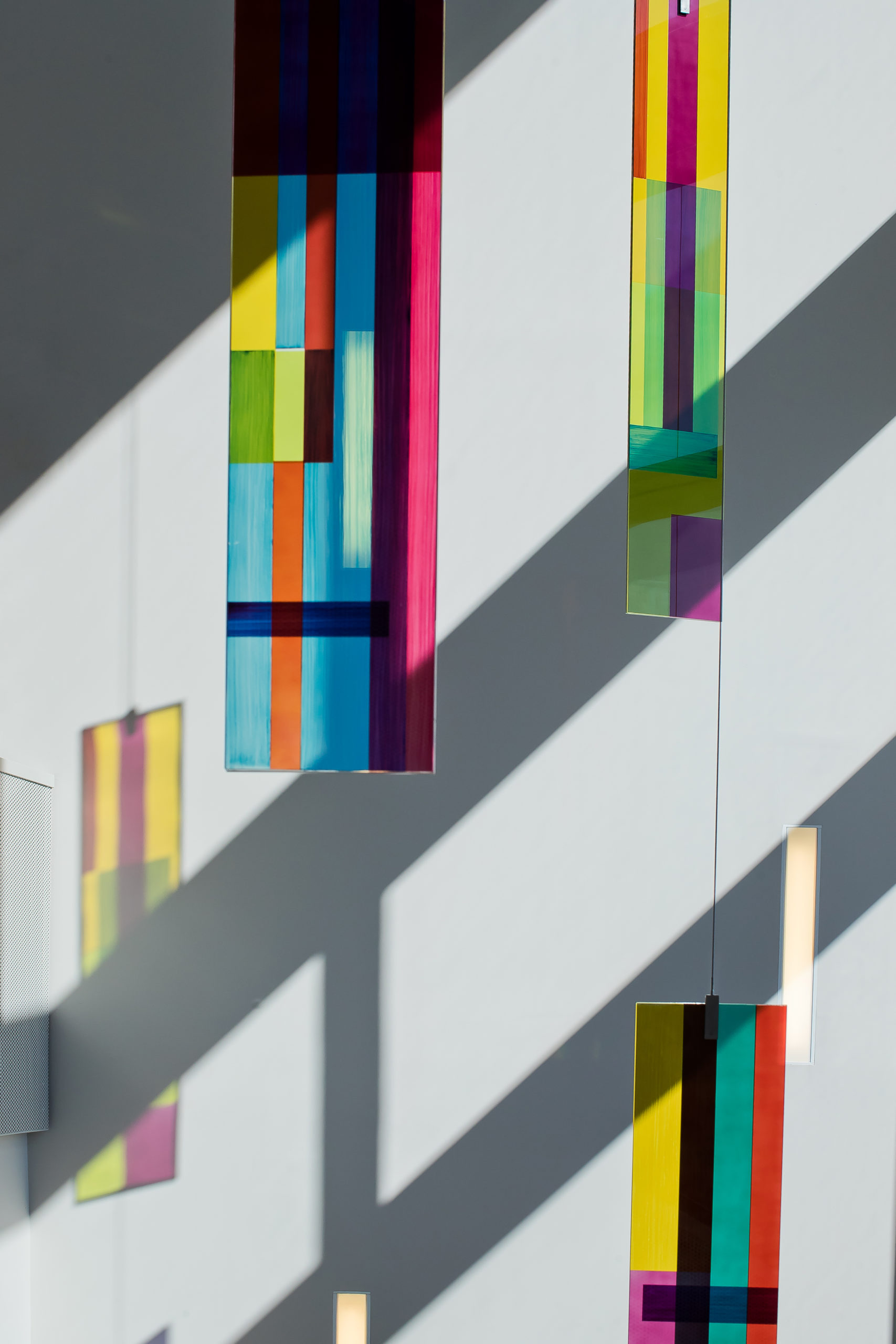 Margo Sawyer’s “Synchronicity of Color: Victoria,” 2018, at the University of Houston-Victoria