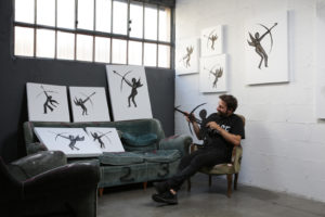 Acclaimed international artist Andrea Bianconi brings his detailed, vibrant drawings to Barbara Davis Gallery this weekend, through October 19. He’ll have a performance this Friday, September 6, at 7:30 pm.