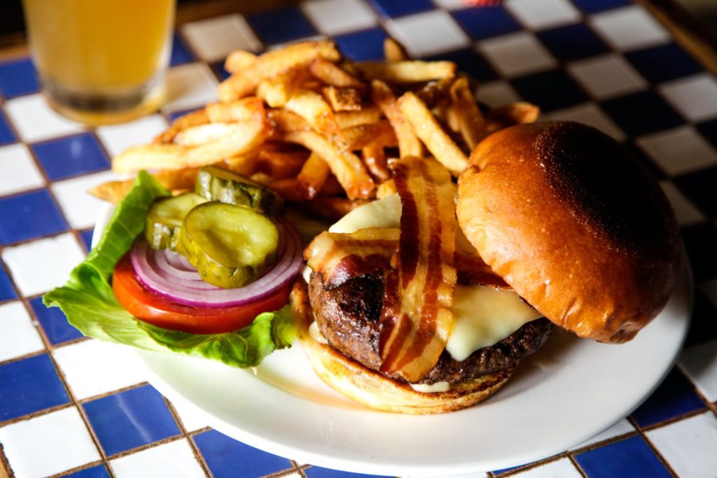 The Grape had one of the best burgers in Texas. Courtesy of The Grape