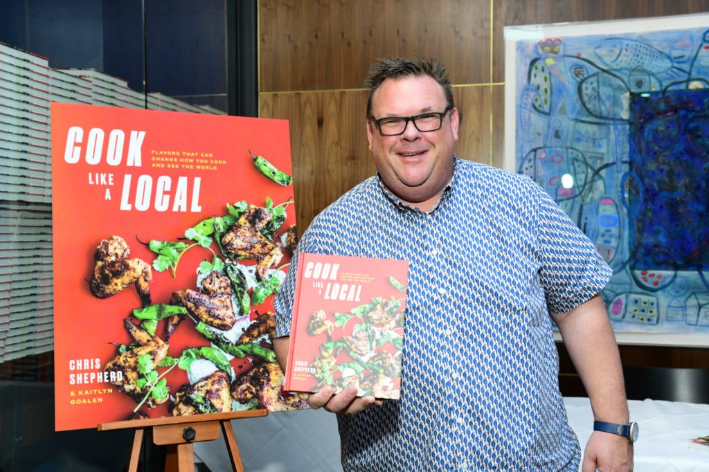 Chris Shepherd book signing Cook Like a Local at Georgia James (Photo by Daniel Ortiz)
