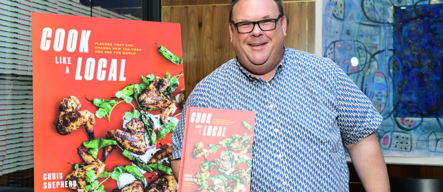 Chris Shepherd book signing Cook Like a Local at Georgia James (Photo by Daniel Ortiz)