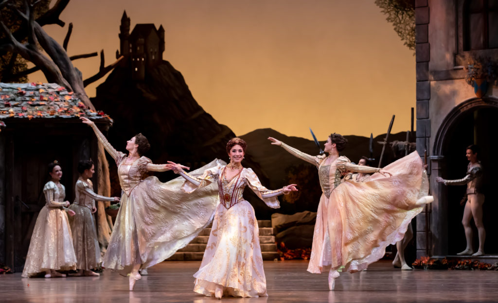 Artists of Houston Ballet as the Royal Court in Stanton Welch's 'Giselle'
Photo by Amitava Sarkar (2019), Courtesy of Houston Ballet
