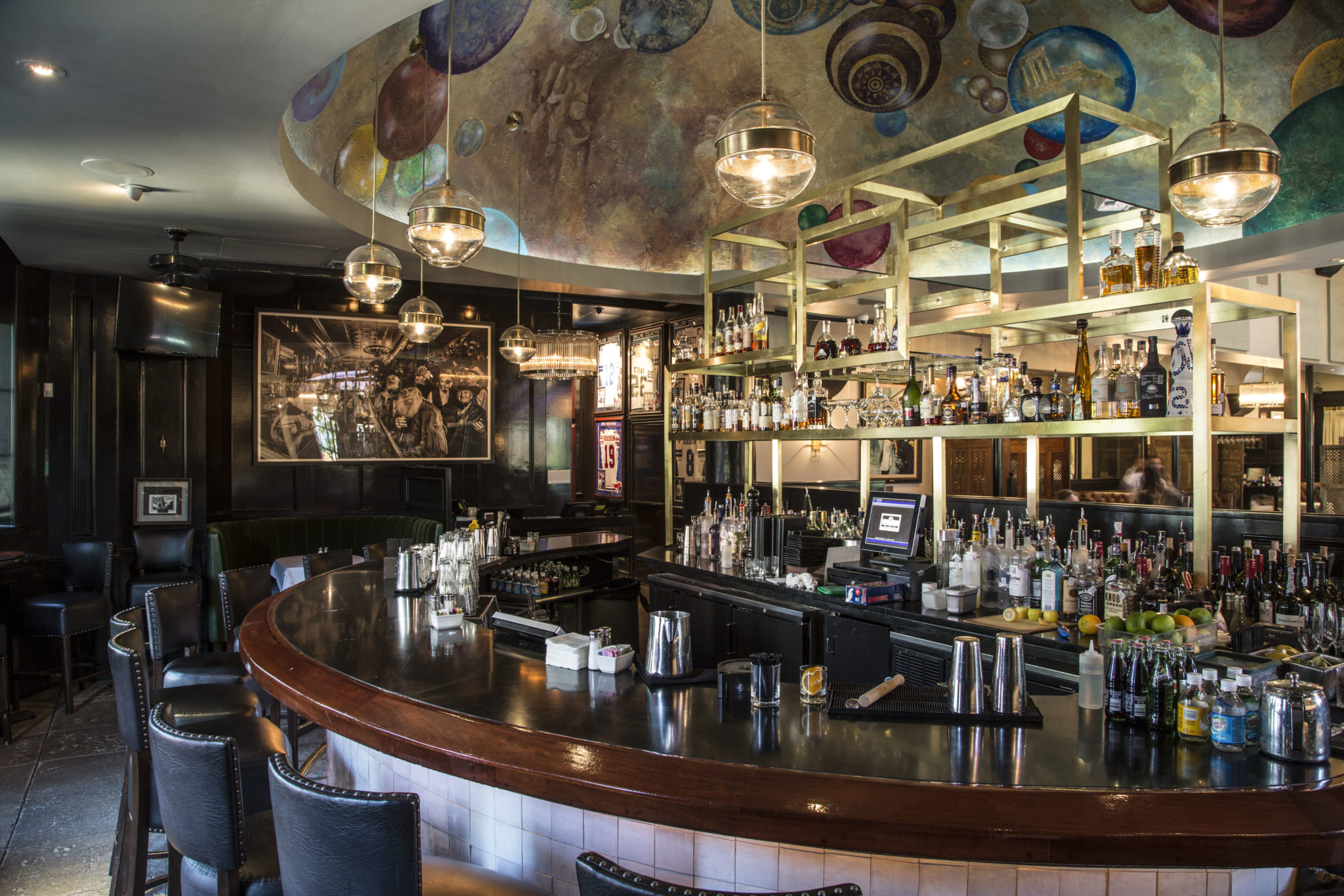 Meet up with a friend or make some new ones at the bar.