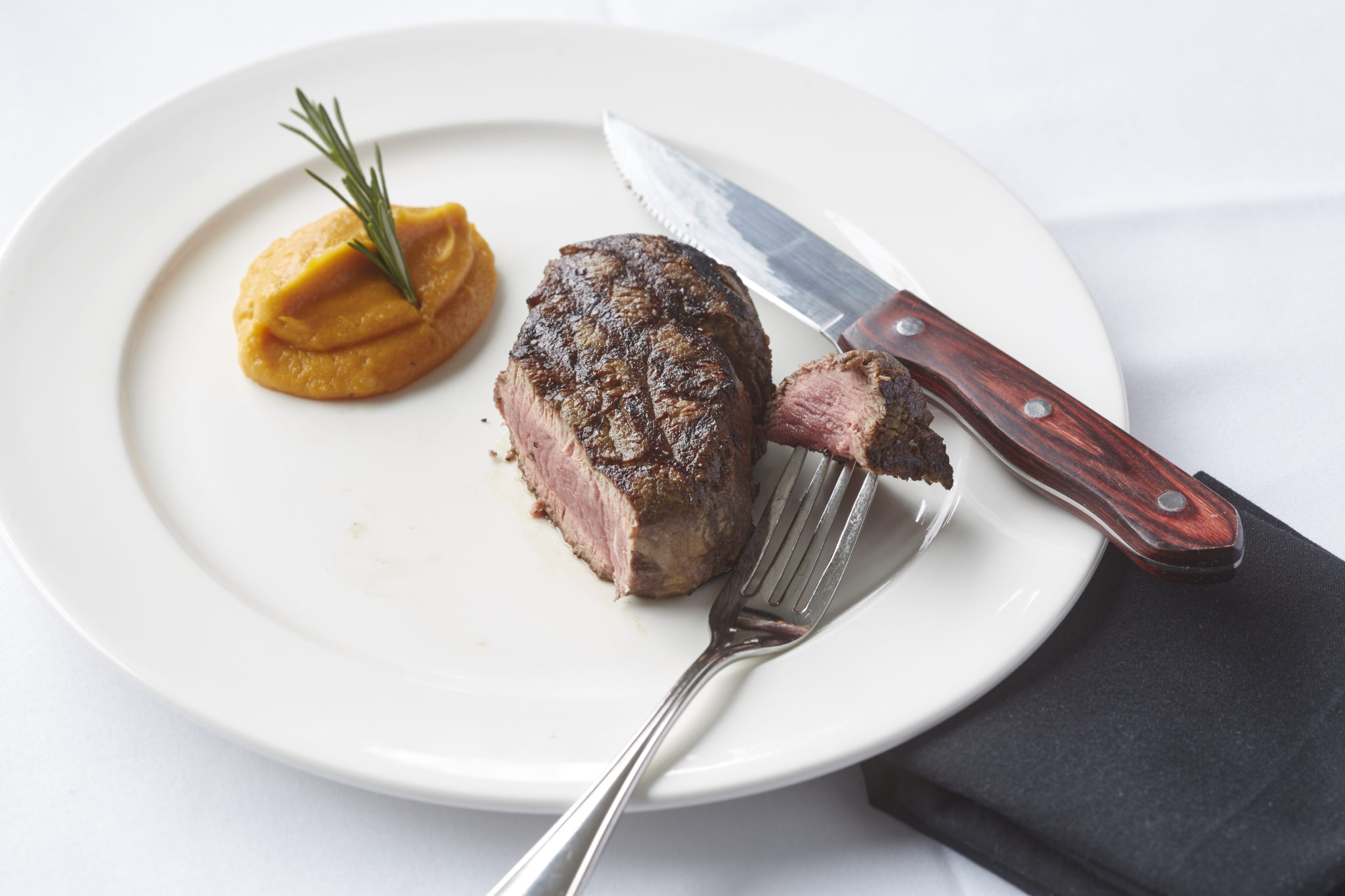 Two simple words, but sheer perfection: filet mignon.