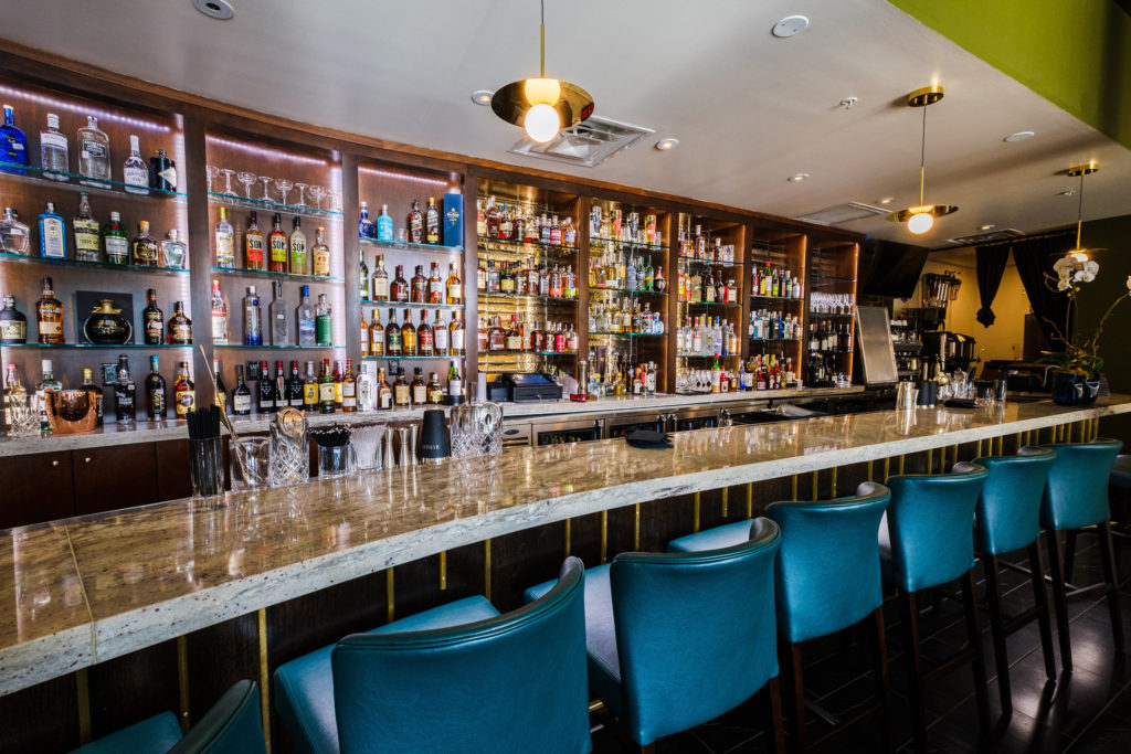 There's a full-service bar at Nosh. 