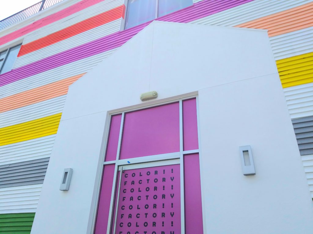 Color Factory Houston opens Saturday, October 26, with 15 elaborate art experiences curated throughout the 20,000 square-feet of the former luxury furniture-and-design store interiors. A portion of ticket sales will fund a new commuity mural in Houston’s East End.(Photo by CDA)