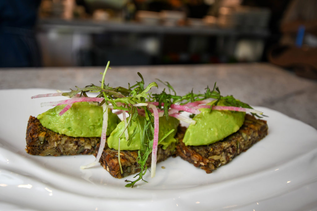 The Crushed Carmel Avocado is a favorite. 