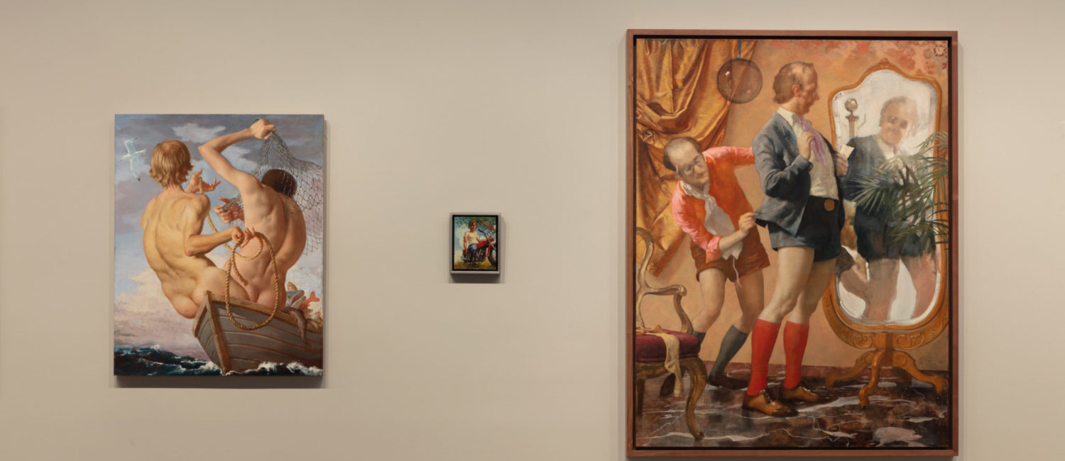 Art from John Currin’s “My Life As A Man” exhibition.