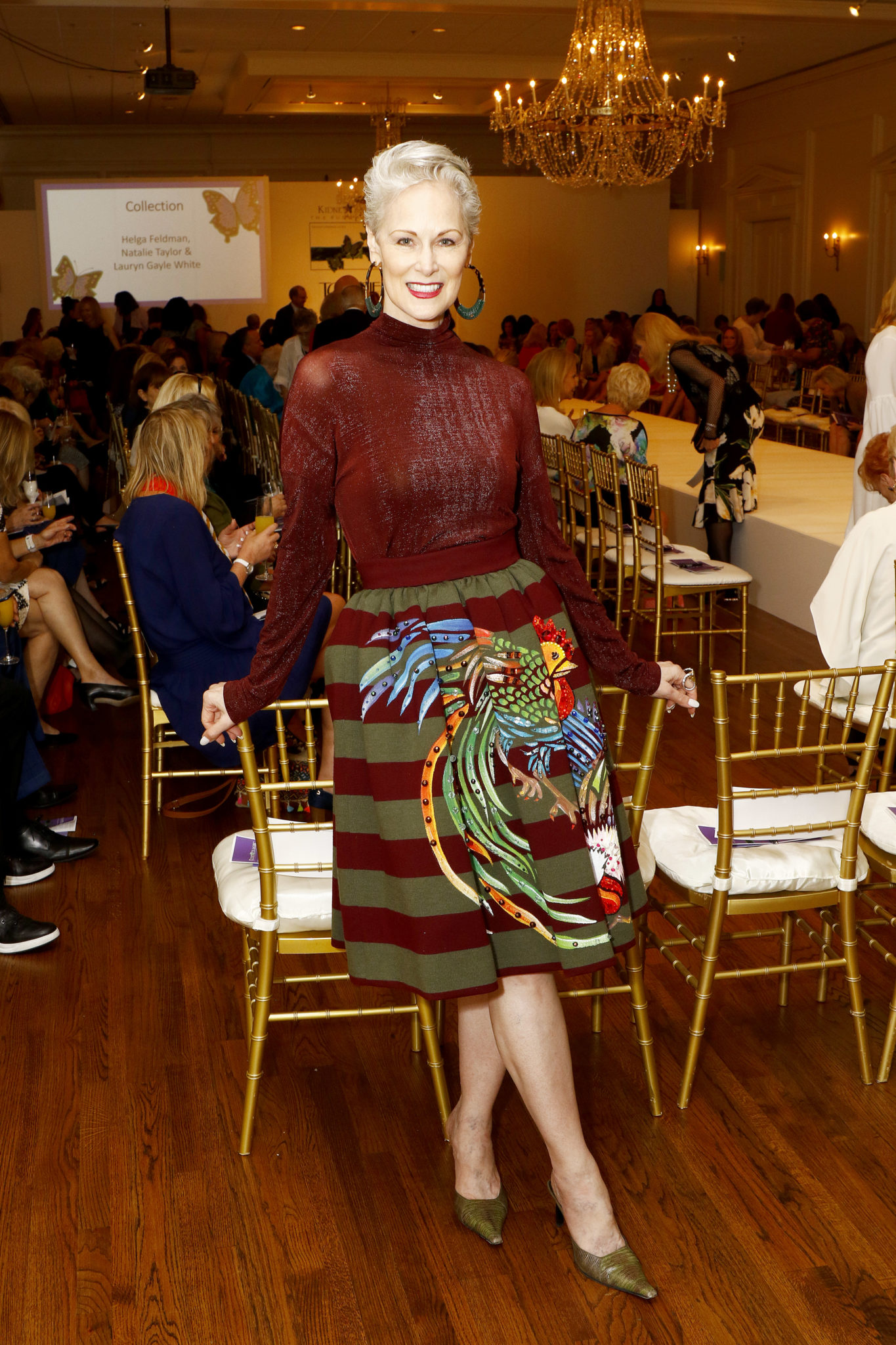 Jan Strimple, fashion show producer and Community Award recipient