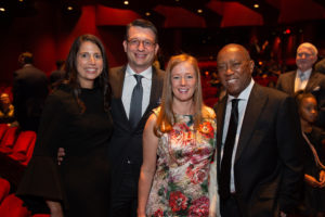 Houston Ballet 50th anniversary Emily and Ryan LeVasseur, Allison Thacker, Mayor Sylvester Turner; Photo by Wilson Parish