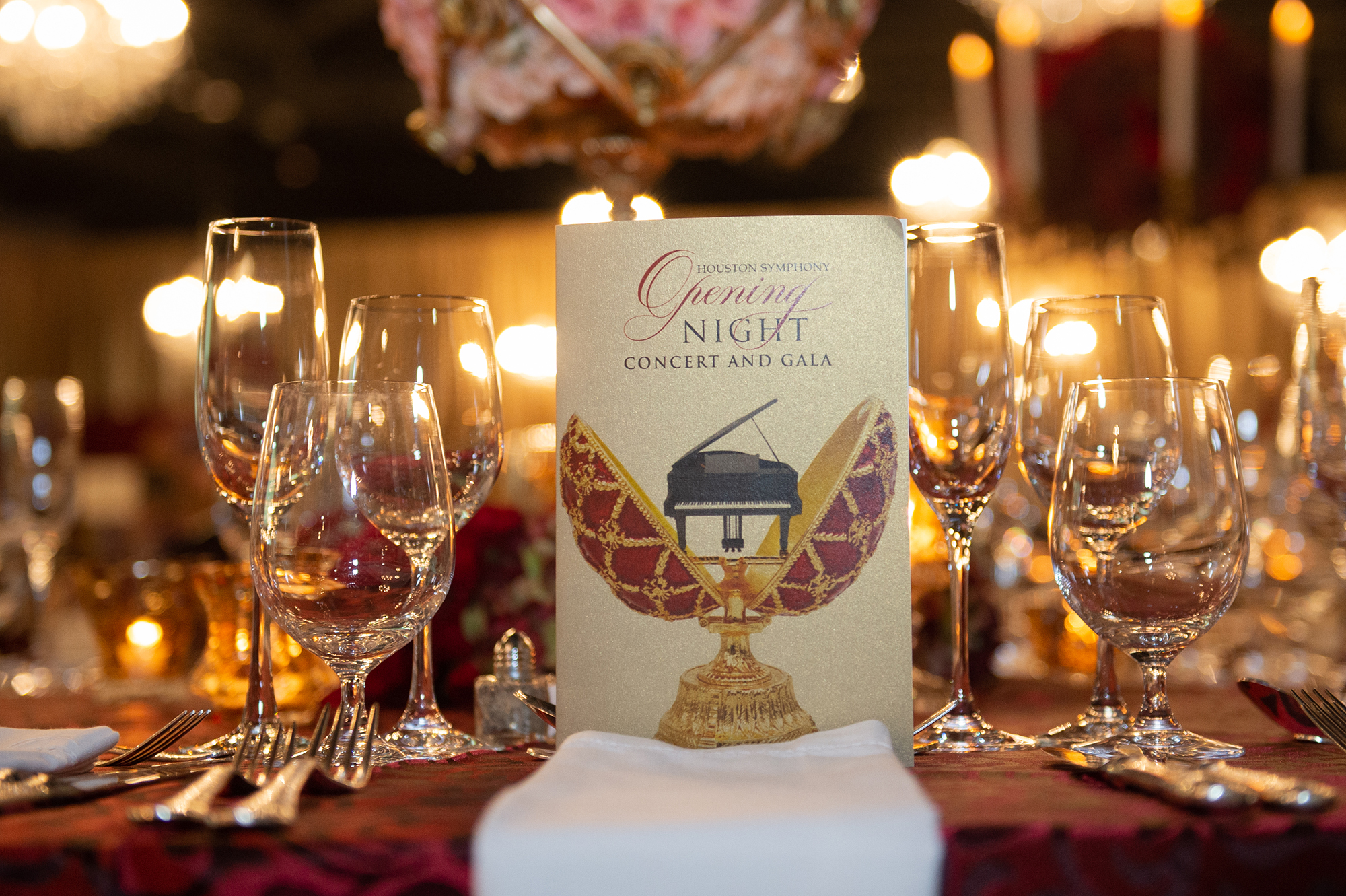 Houston Symphony Opening Night Program; Photo by Wilson Parish