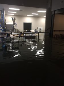 Thankfully the roasting chamber did not take on water.