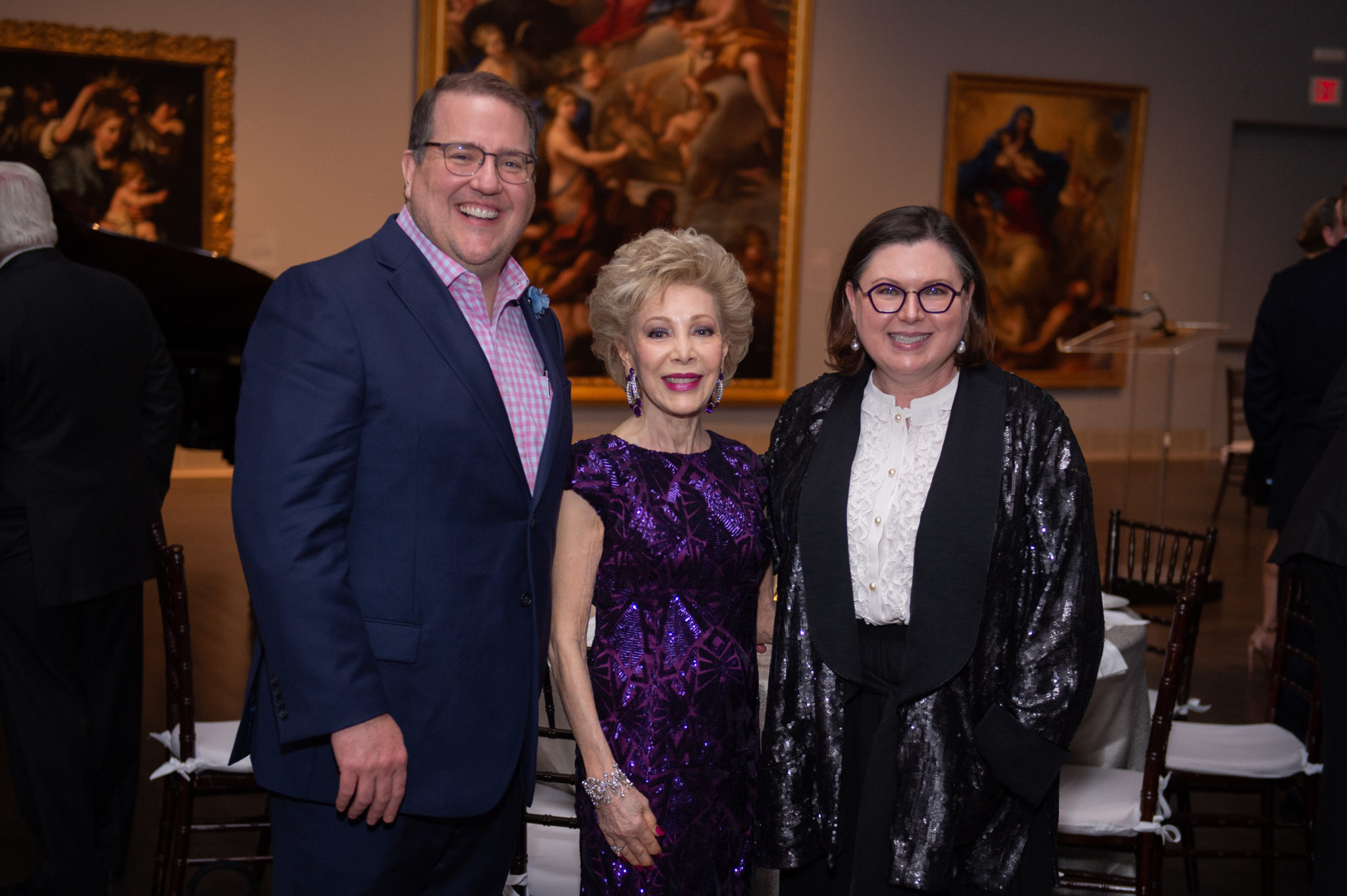 Jim Jordan; Margaret Alkek Williams; Shawn Stephens; Photo by Wilson Parish