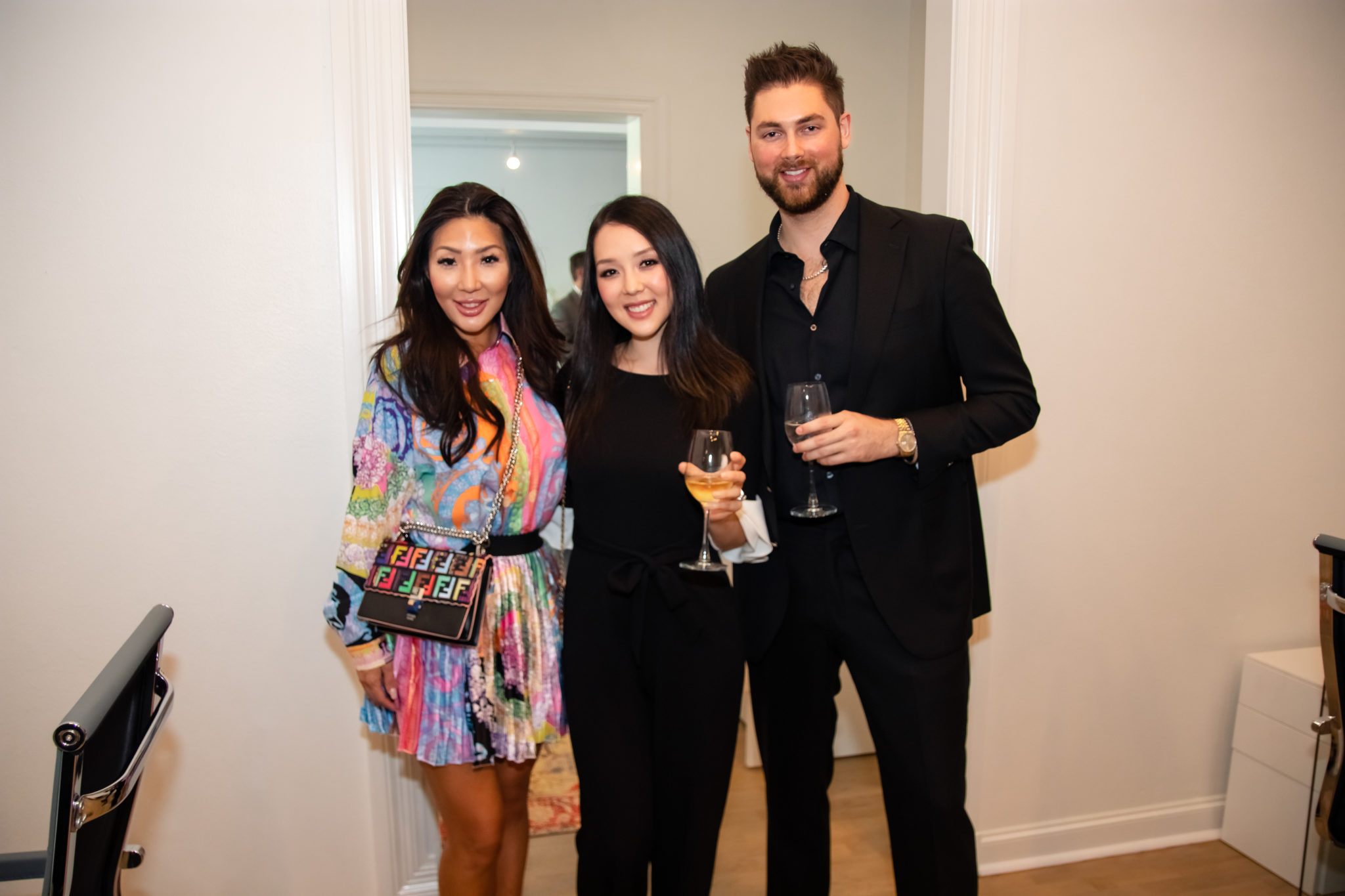 Julia Wang, Jenny Kim, Bradford Coffman (Photo by Kayla Enright)