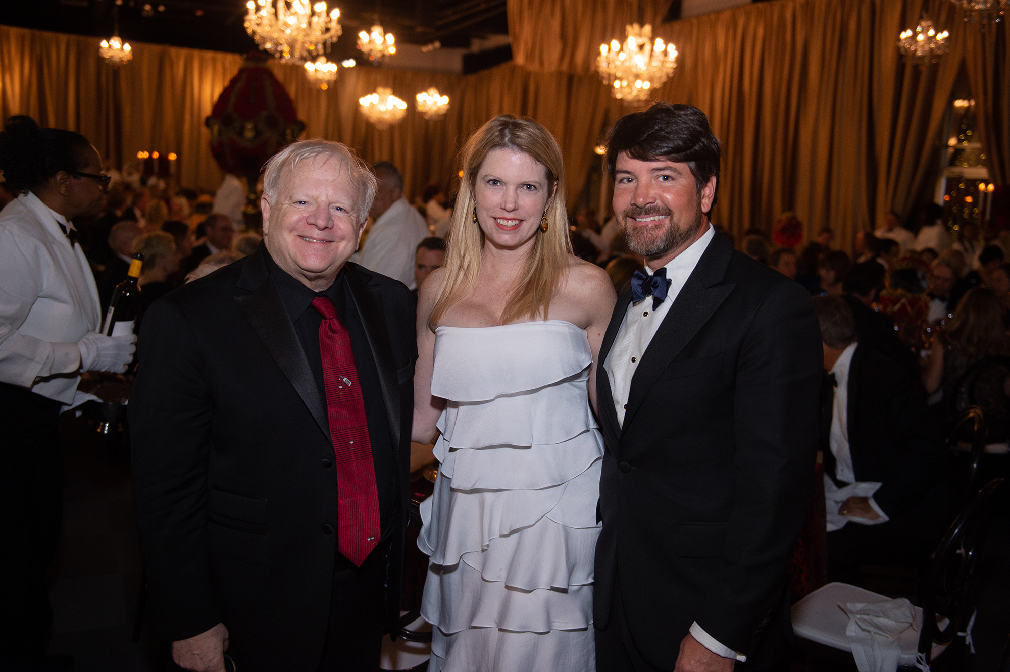 Leonard Slatkin, Courtney and Bill Toomey; Photo by Wilson Parish