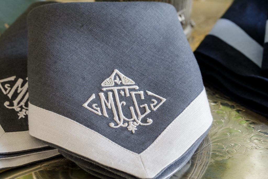 Leontine's oversized monogram