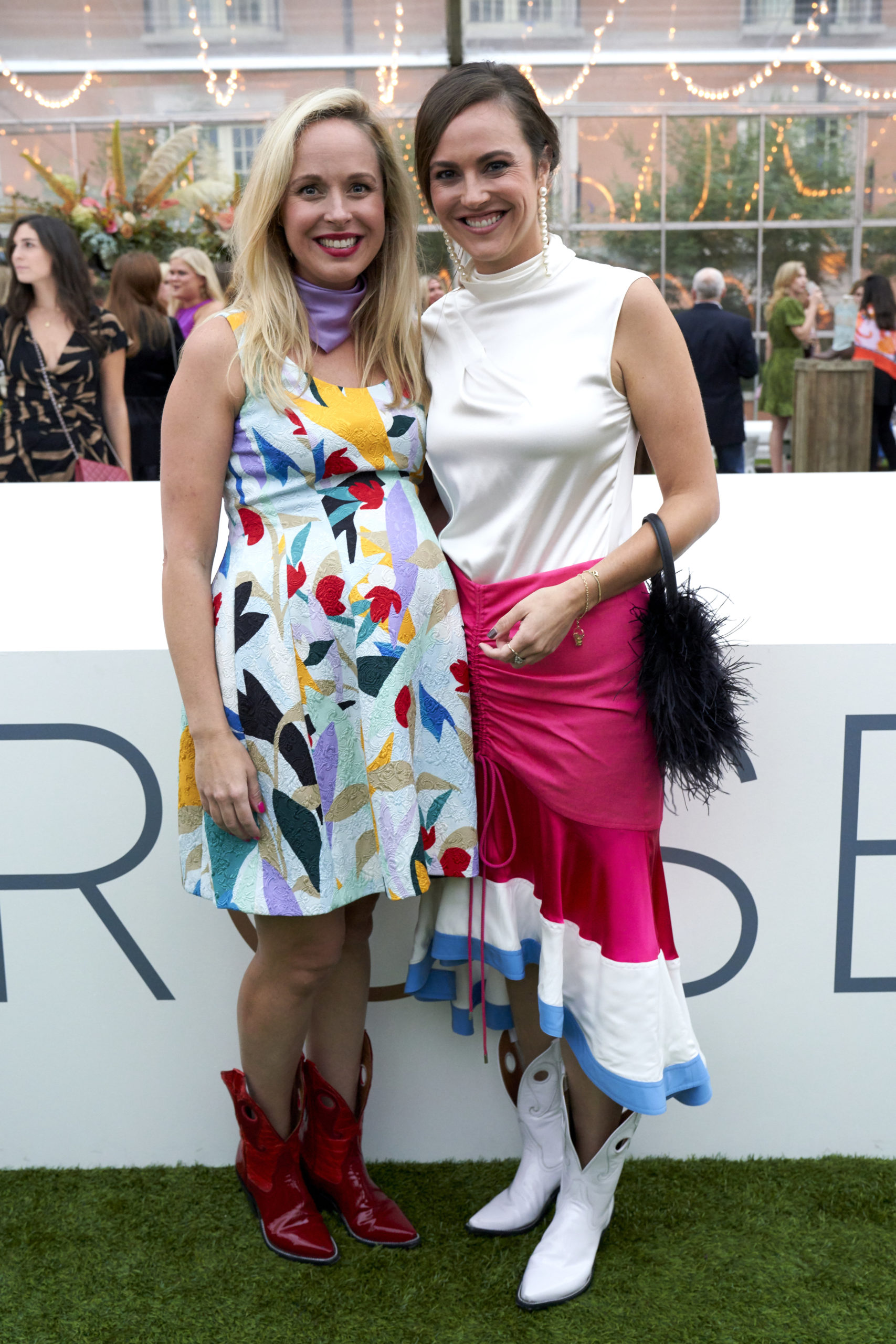 Lizzie Means Duplantis, Sarah Means (Photo by Cooper Neill/Getty Images; Bruno/Snap the Picture)
