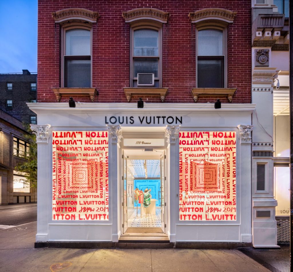 Louis Vuitton Pop Up Jonas Wood NYFW 2019