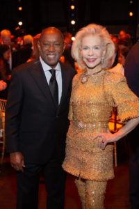 Houston Ballet 50th anniversary Mayor Sylvester Turner, Lynn Wyatt; Photo by Wilson Parish